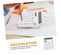 Veemoon Calculatrice de Bureau Portable Solaire Petite Calculette et Compacte pour Étudiants et Usage Scolaire Outil de Bureau Facile à Transporter