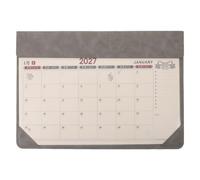 Veemoon Calendrier de bureau 2027 avec sous-main de protection, format A3, | De janvier à décembre, grands calendriers mensuels pour écrire et planifier facilement, protège votre bureau, pour le