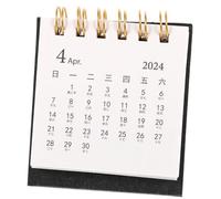 Veemoon Calendrier de Bureau à Spirale Design Coil Petit Format Planificateur Demploi Calendrier de Table Compact pour Bureau et Maison Agenda de Planification