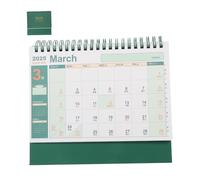 Veemoon Calendrier de Bureau Grand Format Agenda Debout avec Reliure Spirale Métallique Calendrier Compact pour Planification et Organisation Professionnelle