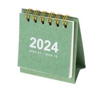 Veemoon Calendrier de Bureau Mini Format Épais avec Support Stable et Rangement Calendrier Familial Décoratif pour Organisation Quotidienne Maison ou