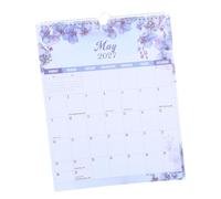 Veemoon Calendrier Mural Vertical Mois Planificateur Anglais Pour Bureau École et Maison Calendrier Suspendu et Pratique
