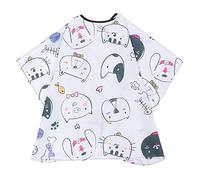 Veemoon Cape De Coupe De Cheveux Pour Garçon Fille Tablier Imperméable De Coiffure Couverture De Coupe De Cheveux Joli Accessoire De Bain