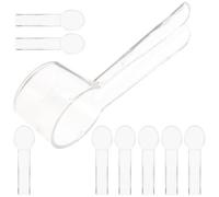 Veemoon Capuchons Anti-poussière Transparents pour Tête de Brosse à Dents Électrique - Lot de 10 Protections Légères et Portables, Accessoires Hygiéniques Adaptés pour Voyage et Usage