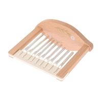 Veemoon Carillon à Barre 9 Notes en Bois et Métal Léger pour Décoration Intérieure et Bureau, Instrument de Percussion Portatif Son Acoustique Pur, Présent pour Musiciens et Garçon