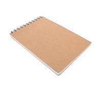 Veemoon Carnet de Croquis Papier Kraft Cahier Portable Unlined pour Étudiants et Artistes avec Reliure Spirale pour Dessin et Prises de Notes