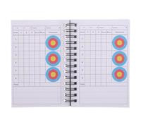 Veemoon Carnet de Score de Tir à l'arc Compact Couverture Plastique, Suivi Précis des Sessions pour Compétition et Entraînement D'archerie