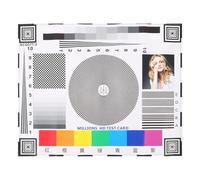 Veemoon Carte de Réglage Adhésive 40x32 Cm pour Caméra de Sécurité - Tableau de Mise au Point Haute Résolution pour Caméra Ptz et IP - Outil D’étalonnage Couleur et Test de Netteté