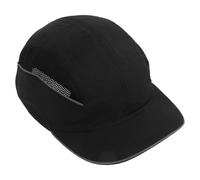 Veemoon Casquette de Sécurité Anti-Statique et Ignifuge Noire avec Longue Visière Coque Intérieure Respirante Insert Anti-Chocs Adaptée aux Travaux de Chantier et Jardinage Protection