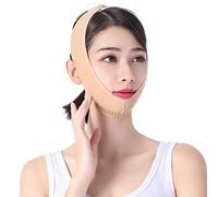 Veemoon Ceinture Amincissante Visage Taille Xs-m Respirante Lifting Visage Anti-relâchement Peau Fine Femme Usage Quotidien