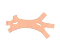 Veemoon Ceinture de Maintien Visage en Tissu Extensible Beige Confortable pour Femme Maintien du Menton et Peau du Visage Taille Xs-l Forme en V