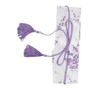 Veemoon Ceinture Kimono : Ceinture Décorative Vintage Avec Pompon, Ceinture Brodée Kimono Avec Large Lien En Corde À Pompon
