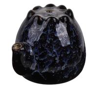 Veemoon Ceramic Calligraphy Water Dropper Céramique Bleu Traditionnel pour Encre Accessoire Chinoise pour École Bureau et Peinture DIY