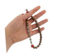 Veemoon Chaîne Téléphone Jade Naturel Perte avec Perles Vert et Pendentif Rétro Bracelet de Poignet Court Confortable pour Femme Accessoire Décoratif et Élégant