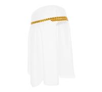 Veemoon Chapeau Arabe Pour Hommes - Casquette De Cosplay Blanche Pour Halloween - Déguisement De Prince Du Désert Accessoire De Costume Festif