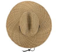 Veemoon Chapeau Cowboy Paille Tressée Naturelle Chapeau Été Respirant et Polyvalent pour Hommes et Femmes Style Rustique pour Plage Fête et Plein Air Confortable et Résistant