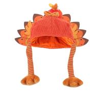 Veemoon Chapeau de Dinde en Peluche pour Fête de Thanksgiving, Polyester