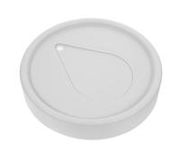 Veemoon Chariot à Plantes à roulettes Rond Blanc en PP, Support Mobile | Pot de Fleurs et Bac, Plateau de Récupération Intégré, Usage au Sol Tapis