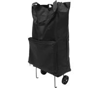 Veemoon Chariot pour Camping avec Grosse Capacité Noir et roulettes de Course Pliable à Provisions en Tissu Oxford et Courses Quotidiennes