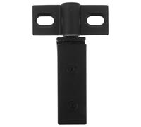 Veemoon Charnière Pivotante Carrée à Double Trou en Acier Inoxydable 304 Mat Noir Kit de Charnières Robustes pour Porte Verre Quincaillerie Pivotante Silencieuse pour Paroi de Salle de