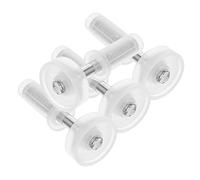 Veemoon Charnières Pivotantes Pour Portes Pliantes Doubles En Acier Inoxydable, Quincaillerie Robuste Pivots Métalliques, Kit 4 Pièces Pour Réparation Et Installation Facile Des Placards