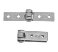 Veemoon Charnières Pliantes de Fenêtre sans Cadre 304 Inoxydable 4 Trous avec Vis 2 Pièces, Accessoires pour Fenêtres, Ferrures Robustes pour Moustiquaire et Quincaillerie de