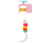 Veemoon Chat Suspendu la Porte Électrique Moteur Stable, Interaction Simulée de Proie, Léger Plastique pour Chatons et Animaux Domestiques en Appartement Compact