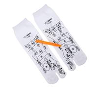 Veemoon Chaussettes de Réflexologie Élastiques avec Dacupression et de Massage pour Confortables et Respirantes Massage Plantaire pour Circulation et Détente