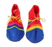 Veemoon Chaussures De Clown Colorées pour Adultes Unisexes pour Déguisement Halloween Fête Cosplay Spectacles Fêtes