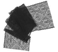 Veemoon Chemin de Table Halloween Nappe Dentelle Décoratif Toile Araignée pour Intérieur Fête