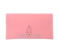 Veemoon Chemise à soufflets rose à onglets, 13 compartiments extensibles | Organiseur de classement accordéon 10,3 po x 5,5 po, pochette de rangement portable pour documents, reçus, factures,