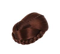 Veemoon Chignon Tressé Synthétique Extension Postiche pour Mariage et Coiffure Volumineuse Facile à Réaliser Accessoire Cheveux Femme Parfait pour Ballets et Occasions Spéciales