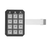 Veemoon Clavier de Remplacement pour Porte de Coffre-Fort, Matrice de Clavier à Code pour Serrure à Mot de Passe facilitant l'installation dans Les armoires, Panneau de Commande de Serrure