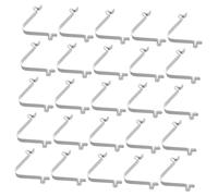 Veemoon Clip à Ressort de V pour Pagaie de Kayak, Ressort à Bouton-Poussoir 7 Mm Double Tête Creux, Longueur 50 Mm, Lot de 40 Pièces, Accessoires pour Mât de Parasol et Poteau de