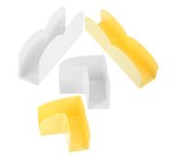 Veemoon Clip de Fixation pour Parc à Jeux en Plastique 4pcs, Stabilisateur Antidérapant et Sécurisant, Support Plat et Angle Droit pour Clôture Intérieure Bébé