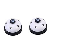 Veemoon Cloches d'apprentissage Propreté pour Chiens - Cloches De Dressage Son Fort pour Chiots avec Bouton Plat - Idéal pour Éduquer Et Communiquer