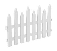 Veemoon clôture de Jardinage Piquet Bordure de pelouse clôture décorative de Jardin Bordures paysagères Usine Bordure de clôture de Jardin Blanche Petite clôture pour Jardin palissade PVC