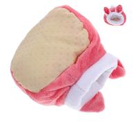 Veemoon Cocon en Coton pour Hamster et Hérisson, Chaud, Style Lapin, Rose, pour Sommeil et Repos Sol, pour Petits Animaux