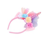 Veemoon Coiffe De Licorne Lumineuse Taille Unique En Tissu Maille Pour Garçon Et Filles Et Adultes Accessoire De Fête Et Scène Multicolore