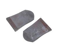 Veemoon Coins en Fer pour Manches de Houe 2pcs, Fixation Rapide et Maintien Sécurisé, Accessoire Jardinage pour Outils de Jardin et Champ