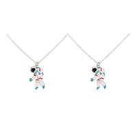 Veemoon Collier Astronaute En Pour Femme - Collier Chaîne Élégant - Accessoire De Mode Hip Hop Idéal Pour Fêtes Et Sorties Design Unique Et