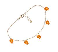 Veemoon Collier de Marguerite Réglable pour Femme Chaîne de Cou Pompon Accessoire Mode à Offrir Fêtes