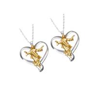 Veemoon Collier De Prière Pour Femme Collier Tendance Pour Femme Collier En Or Pour Mariage Collier Chaîne Pour Femme Pour Couple Collier Cœur Collier À Breloques Collier