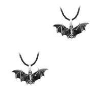 Veemoon Collier Homme Halloween Chauve- Rétro En Acier Inoxydable - Pendentif Punk Accessoire De Mode Unique Pour Fête Et Soirée