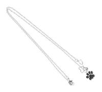 Veemoon Collier Pendentif à Imprimé à Griffe Collier De Chien De Patte à Imprimé De Patte Chaîne Pendentif Pour Femme Pour Les Femmes à La Mode Alliage De Zinc