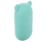Veemoon Compresse de Glace Visage en Silicone Bleu Moule à Glaçons Treillis Rafraîchissant Masseur Facial pour Lifting Peau et Poches Outil de Massage Compact pour Soins Beauté Visage