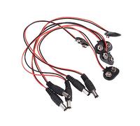 Veemoon Connecteur d'alimentation 9V pour - 5-5 1 Mm Mâle DC Type 1 5 Pcs Idéal pour Batteries Et Alimentation Piles