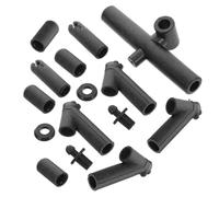 Veemoon Connecteurs de Tige en Plastique pour Cerf-Volant Adulte, 1.8 Taille, Pièces D’Assemblage Inclinées et Droites, Accessoires de Réparation pour Activités en Style Aléatoire