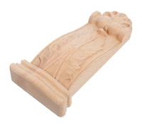 Veemoon Corbeau Bois Sculpté Style Européen Applique Murale Décorative Bois Massif Élément Architecture Romain pour Meubles et Décoration Intérieure