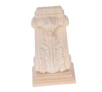 Veemoon Corbeau Sculpté Non Peint Décor Mural Européen Robuste et Durable Ornement Pratique pour Meubles et Étagères Élément Décoratif Traditionnel